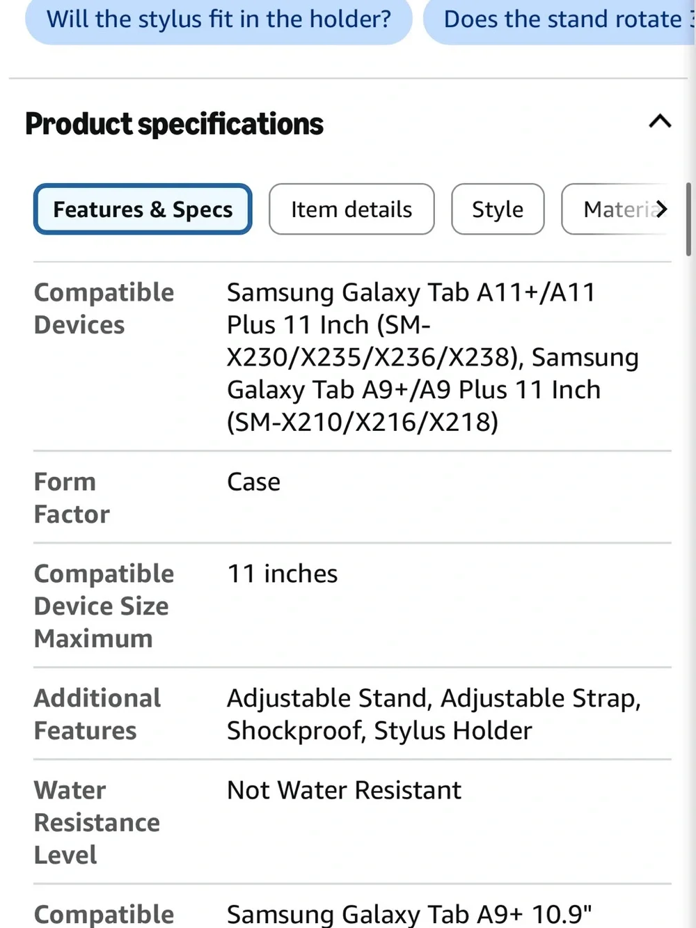 Shockproof case for galaxy tab